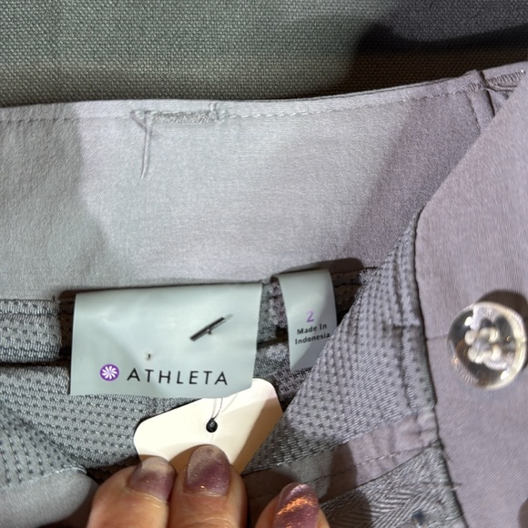 Athleta‎ Light Gray Mini Skort size 2 - Picture 8 of 8